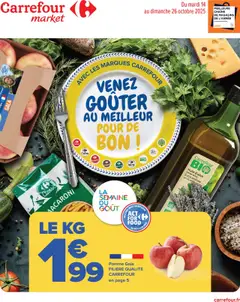 Carrefour Market - Prévisualisation de Carrefour Market catalogue la semaine du goût valide à partir de 14.10.2025