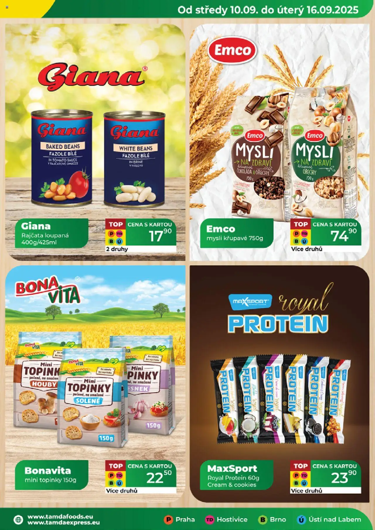 Tamda Foods leták od 10.09.2025 | Strana: 13 | Produkty: Ořechy, Cookies, Fazole, Protein