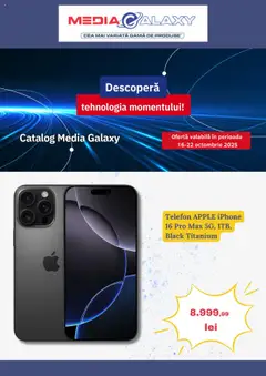 Ofertele Media Galaxy valabile de la 16.10.2025