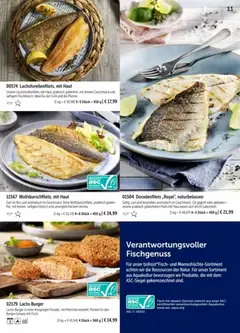 Bofrost Katalog Sommerprogramm ab 20.04.2026 gültig | Seite: 11 | Produkte: Grill, Fisch, Lachs, Petersilie
