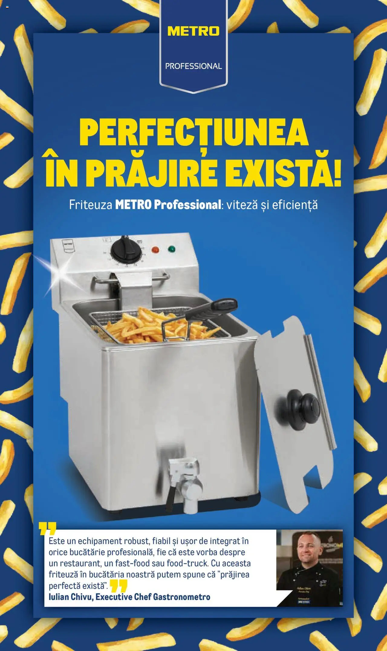 Noul catalog Metro – valabil de la 01.10.2025 | Pagină: 1 | Produse: Friteuză, Bucătărie