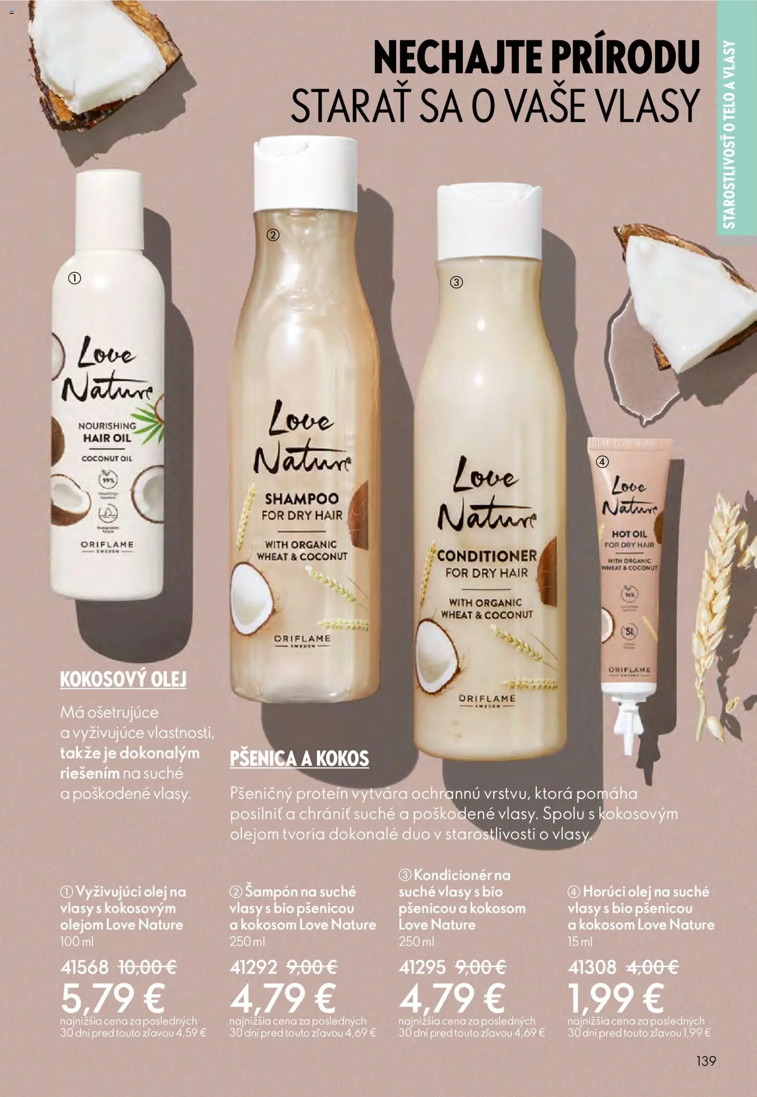 Nové Oriflame akcie – leták je platný od 21.01.2026 | Strana: 139 | Produkty: Olej, Protein, Šampón, Kondicionér