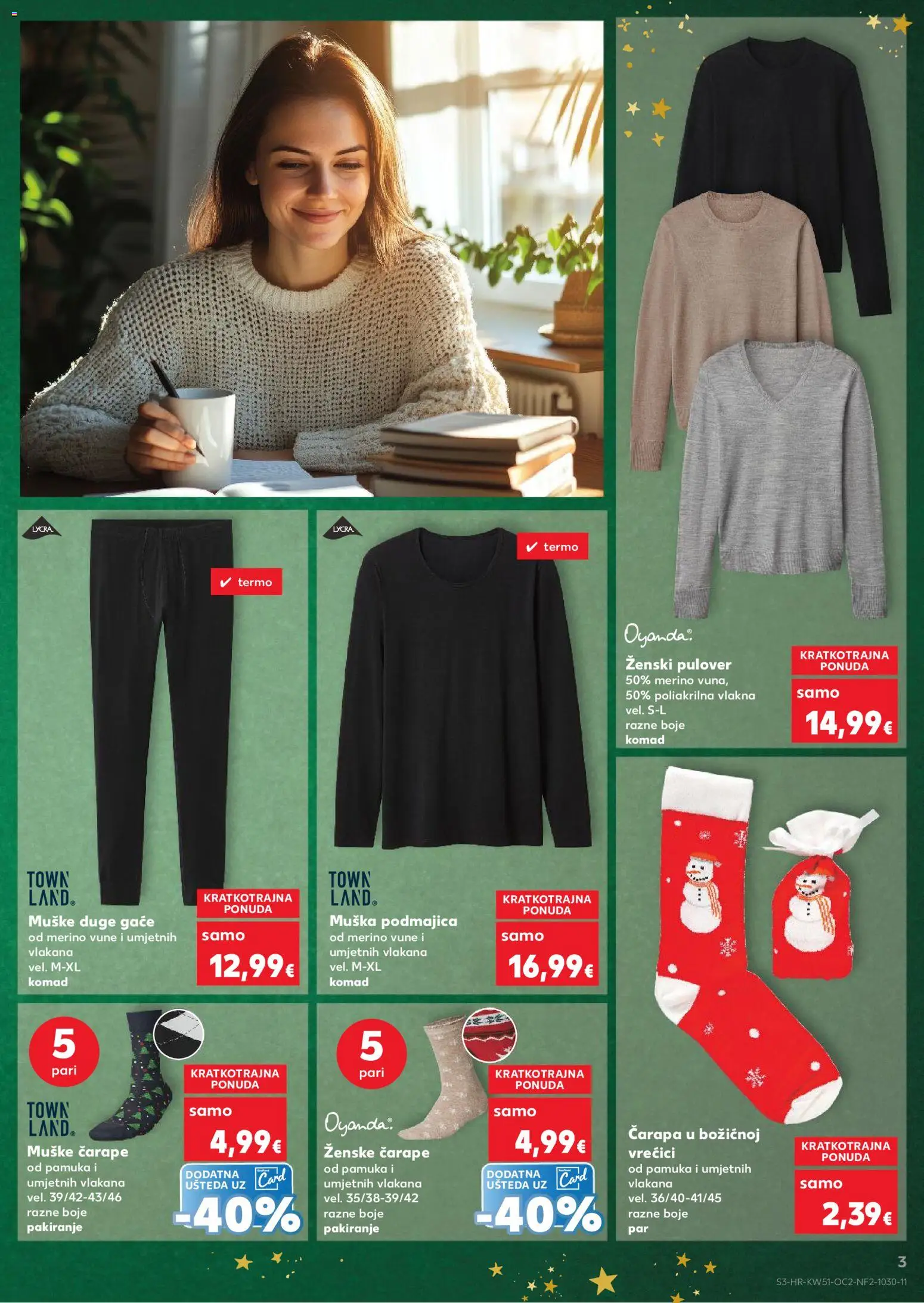 Kaufland katalog | vrijedi od 17.12.2025 | Stranica: 3 | Proizvodi: Čarape