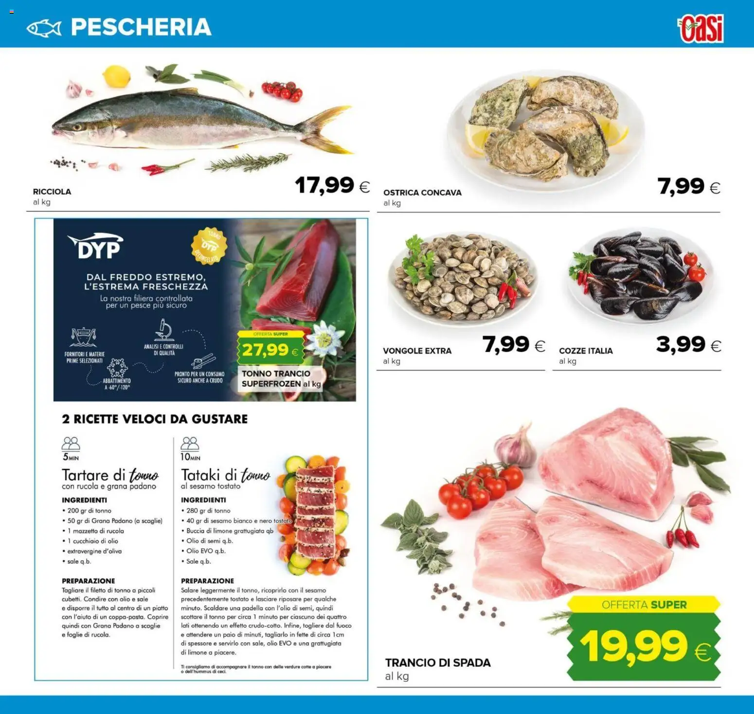 Volantino Oasi del 26.03.2026 | Pagina: 17 | Prodotti: Pesce, Rucola, Cozze, Padella