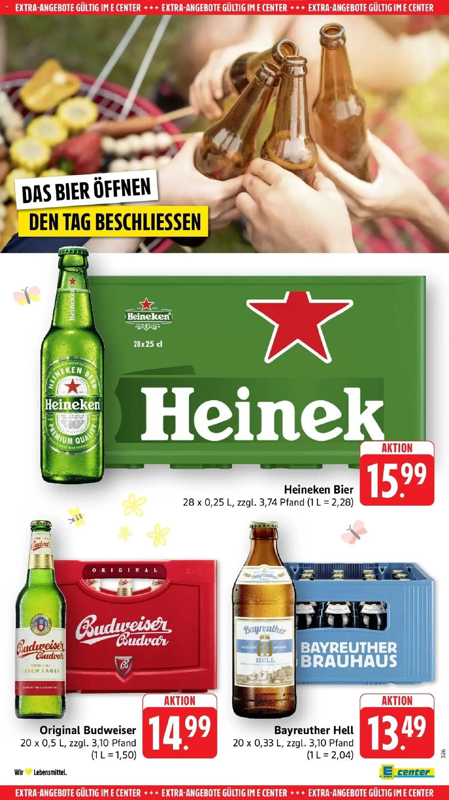 Edeka prospekt Heppenheim	 – gültig ab 30.03.2026 | Seite: 66 | Produkte: Bayreuther hell, Bier, Heineken, Budweiser