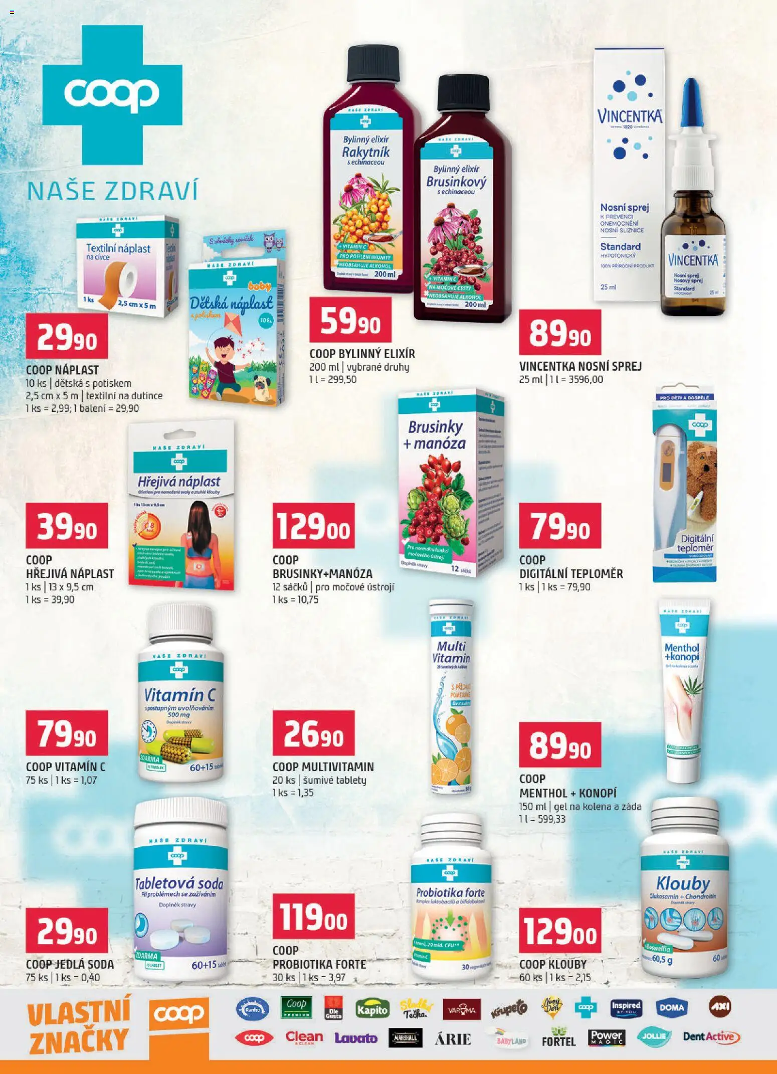 Terno leták - Zlín od 05.11.2025 | Strana: 18 | Produkty: Náplast, Probiotika, Teploměr, Brusinky