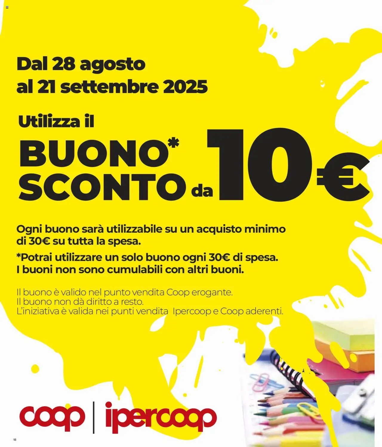 Volantino COOP del 21.08.2025 | Pagina: 18