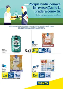 Vista previa Makro San Isidro Leganés válido desde el 24.04.2026