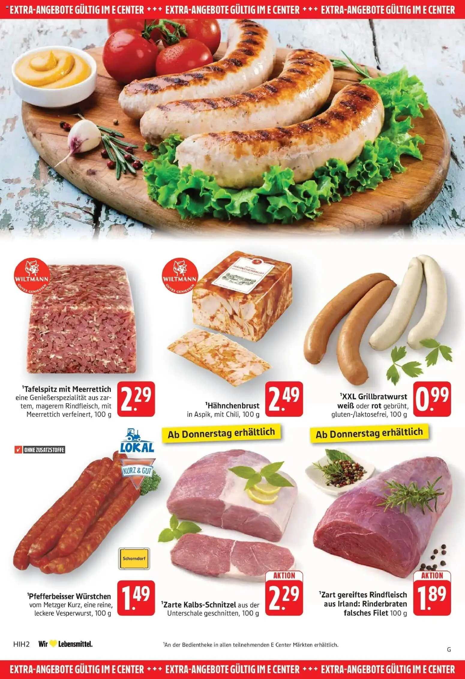 E center Prospekt Göppingen	 – gültig ab 05.04.2026 | Seite: 22 | Produkte: Rinderbraten, Rindfleisch