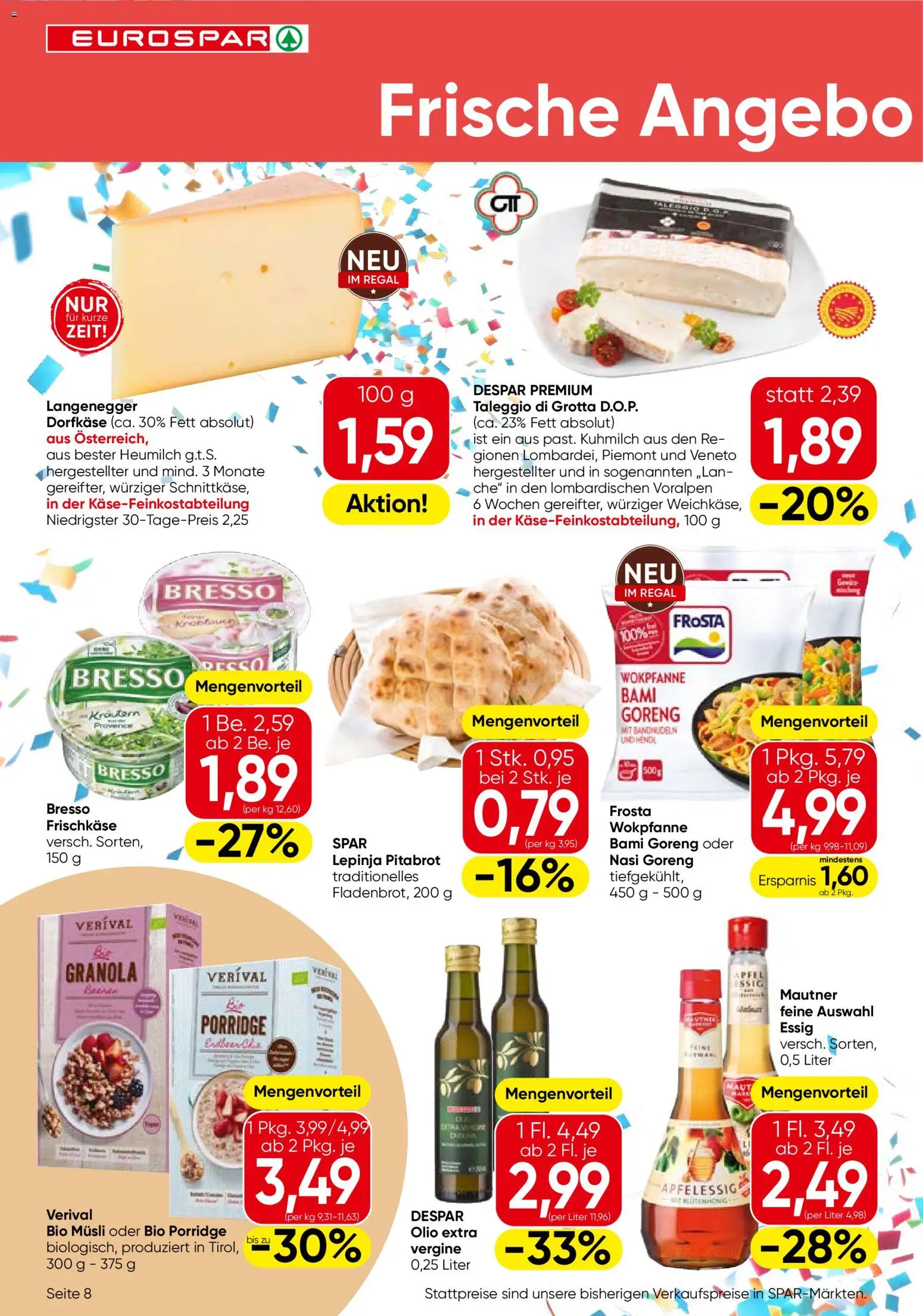 Eurospar Flugblatt - Burgenland gültig ab 12.02.2026 | Seite: 8 | Produkte: Regal