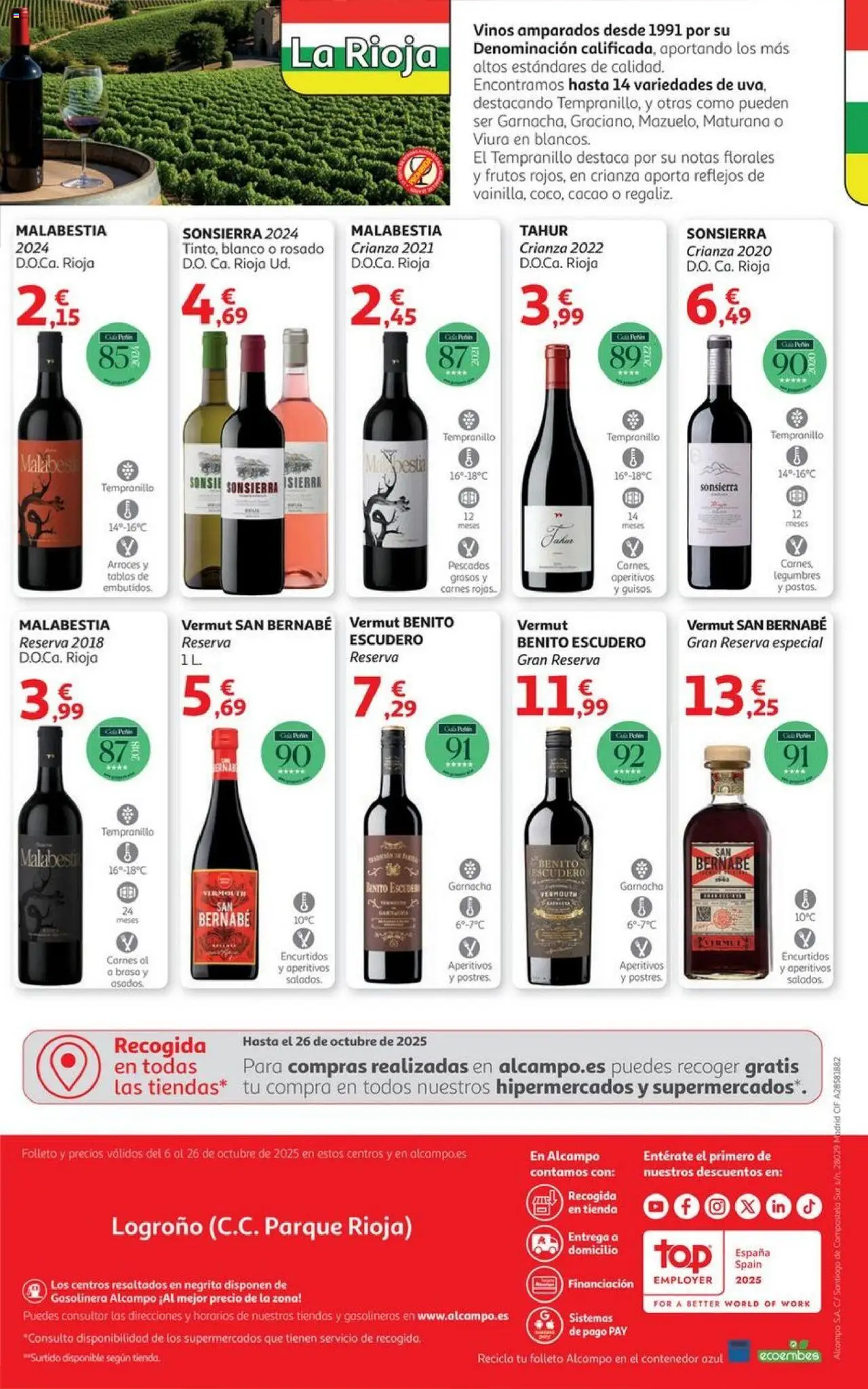 Alcampo - HG La Rioja │ válido desde el 06.10.2025 | Página: 40 | Productos: Φρυγανιές σικάλεως