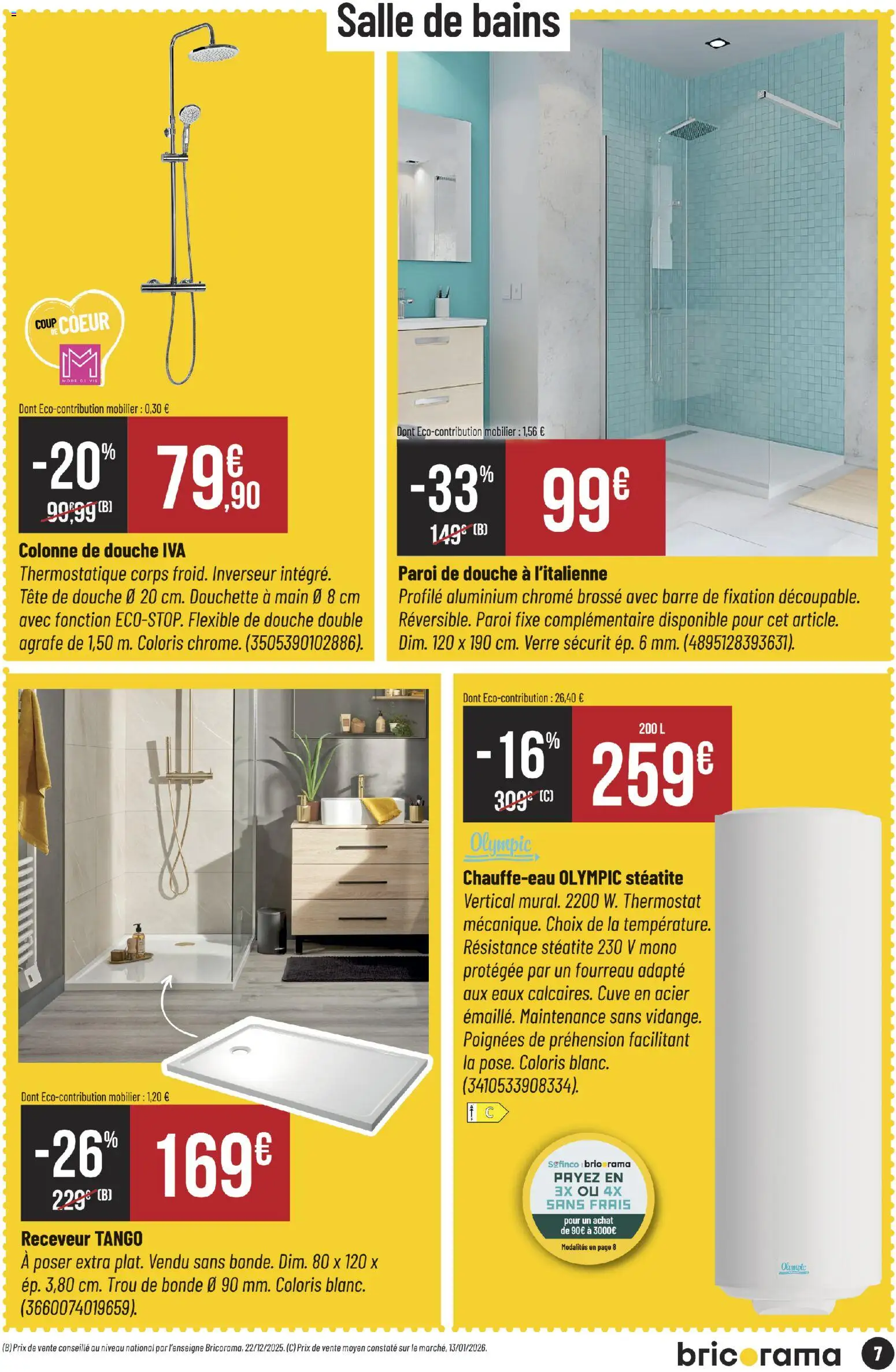 {H1} | Page: 7 | Produits: Brosse, Poignées, Douche, Agrafe