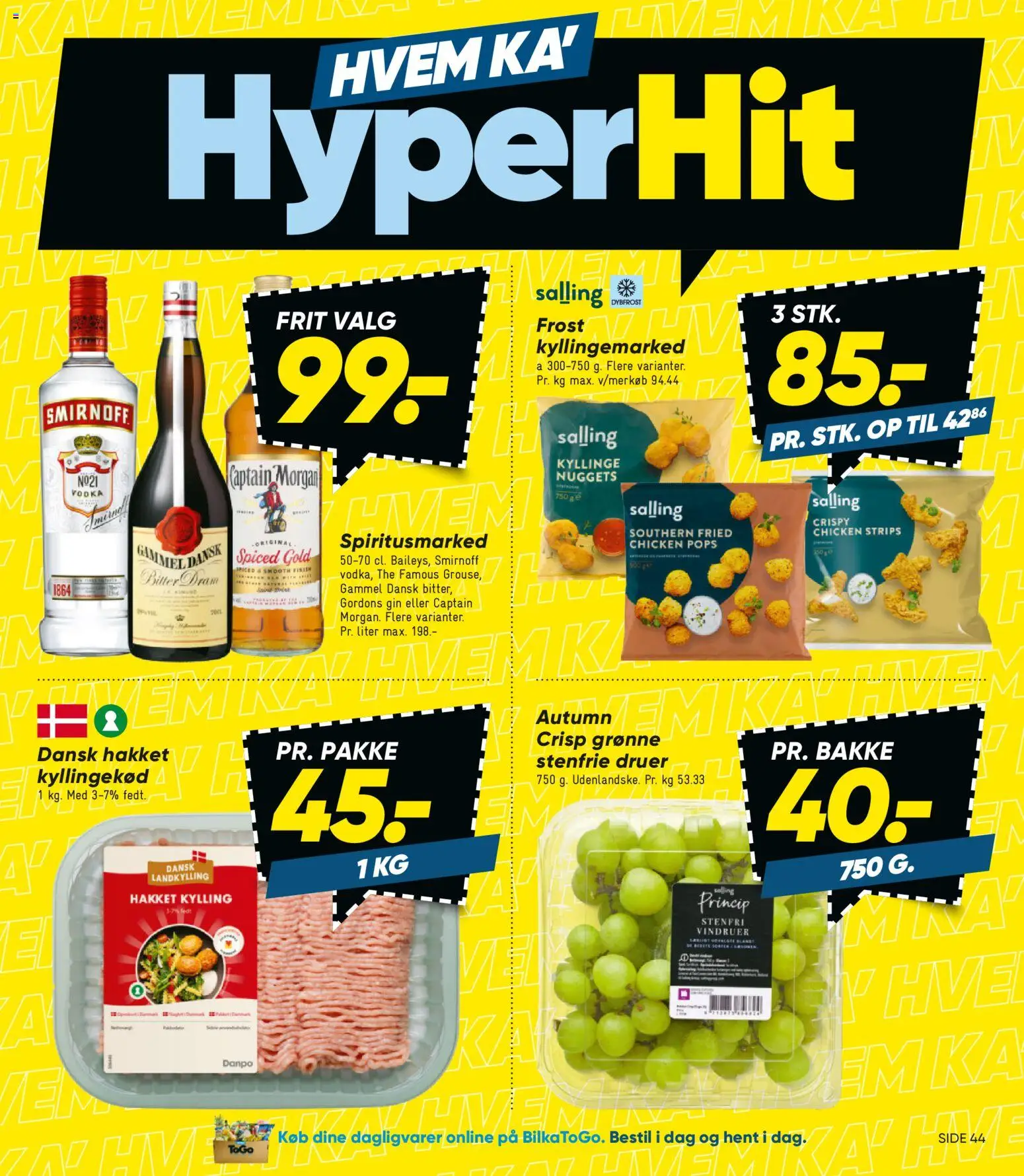 Bilka tilbudsavis – gyldig fra 16.01.2026 | Side: 5 | Produkter: Kyllingekød, Nuggets, Gin, Vodka