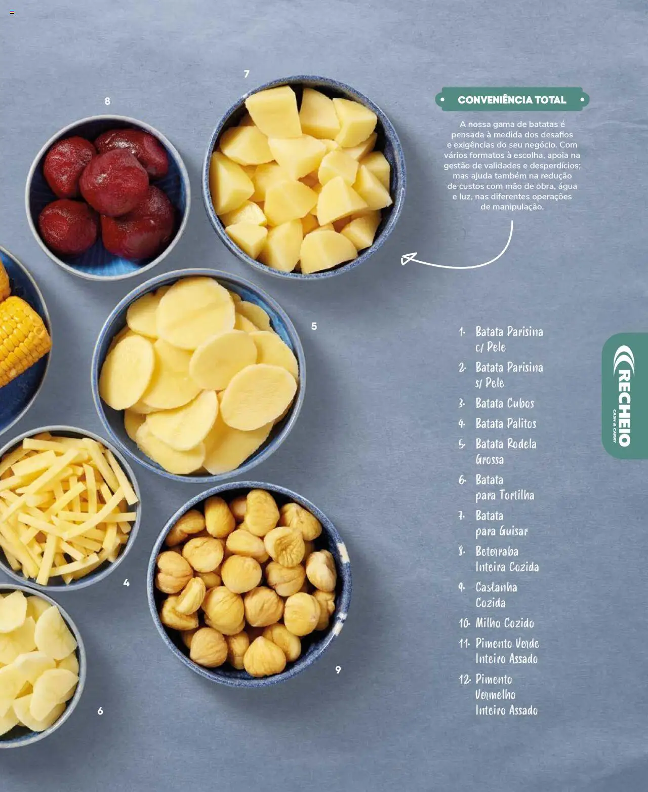 Recheio Frutas e Legumes │ válido de 19.09.2024 | Página: 41 | Produtos: Agua, Batata, Beterraba, Milho