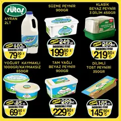 17.04.2026 tarihinden itibaren geçerli olan Sarıyer kataloğu önizlemesi | Sayfa: 8 | Ürünler: Raf, Peynir, Yoğurt, Süzme peynir