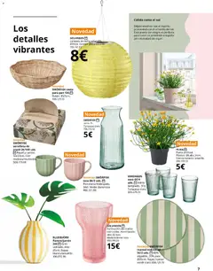Vista previa IKEA - Colecciones de primaver válido desde el 01.01.2026 | Página: 7 | Productos: Mantel, Lámpara de techo, Galette de chaise, Cesta