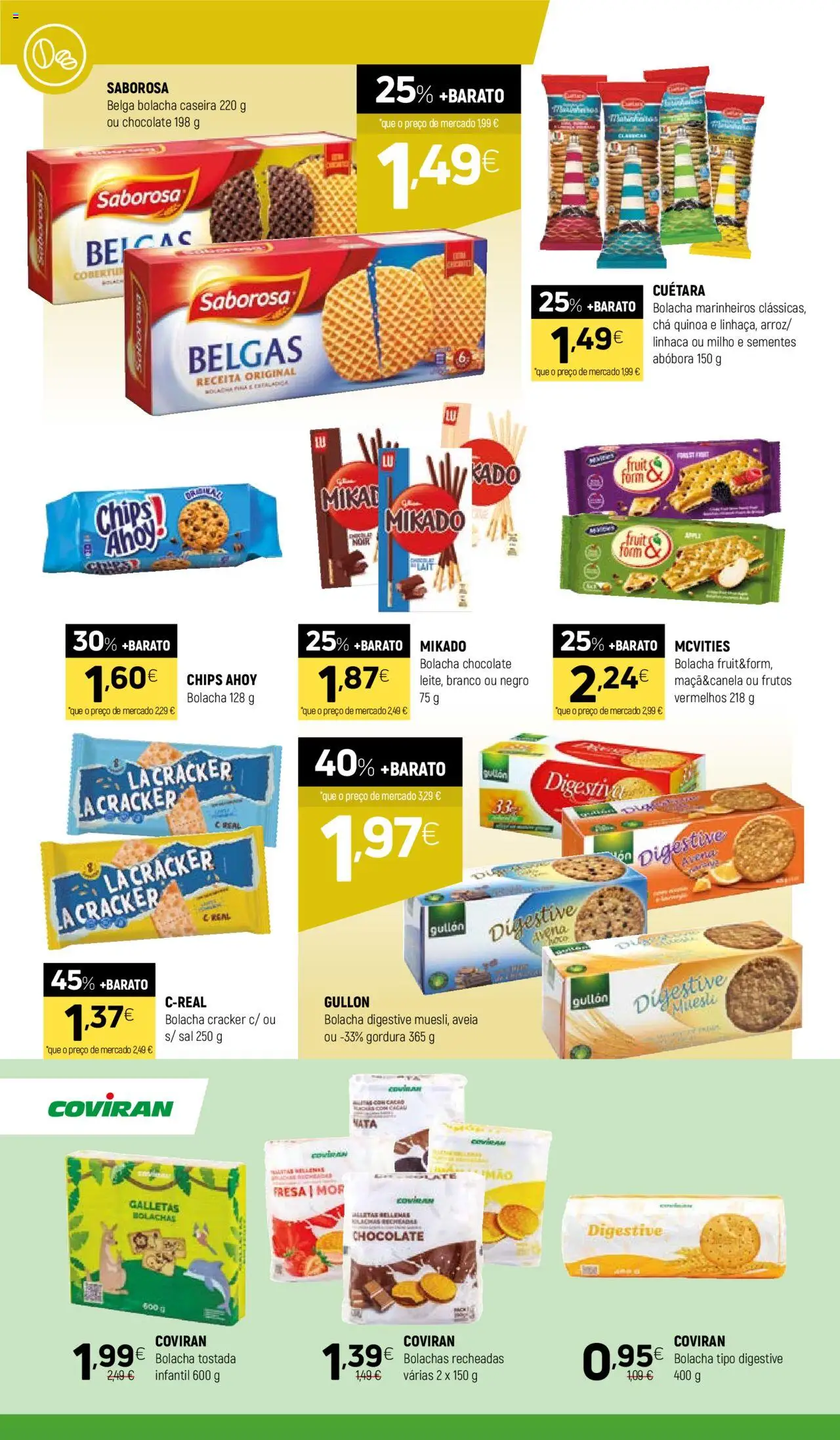 Coviran folheto │ válido de 12.08.2025 | Página: 10 | Produtos: Aveia, Chocolate, Abóbora, Nata