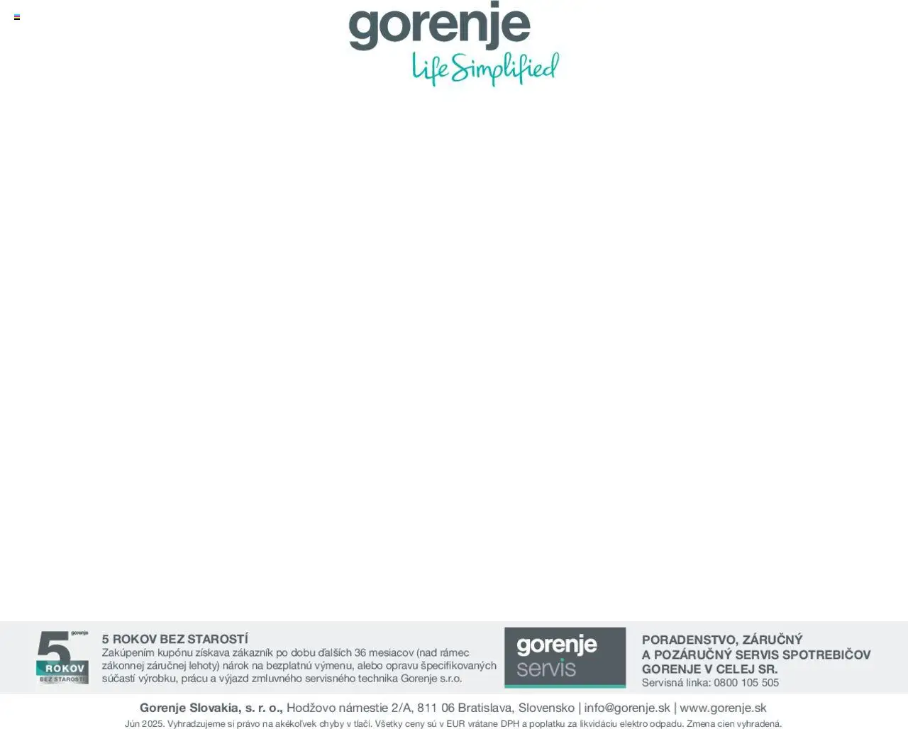 XXXLutz katalóg Gorenje 2025 │ platný od 01.02.2025 | Strana: 44