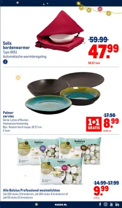 Makro - Non-Food - Voorbeeld van een folder van Makro, geldig van 10.12.2024 | Pagina: 15 | Producten: Servies, Bord, Zak