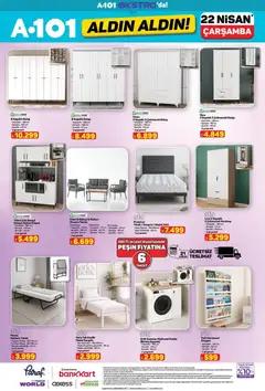 23.04.2026 tarihinden itibaren geçerli olan A101 kataloğu önizlemesi | Sayfa: 22