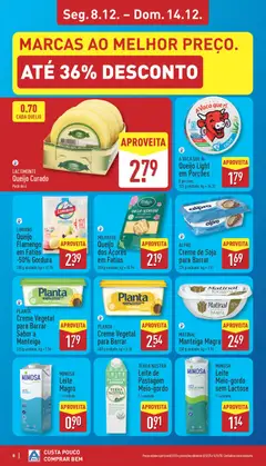 Pré-visualização Aldi folheto válido de 08.12.2025 | Página: 8 | Produtos: Soja, Leite, Queijo, Creme