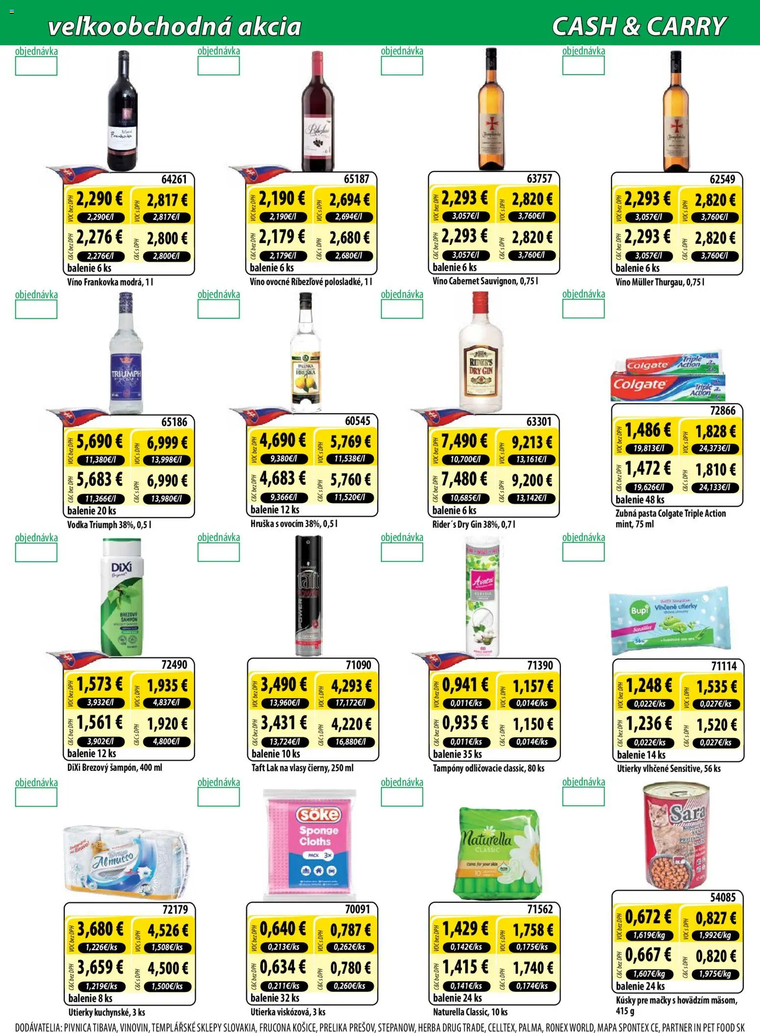 Nové Milk Agro akcie – leták je platný od 21.01.2026 | Strana: 7 | Produkty: Lak na vlasy, Zubná pasta, Gin, Vodka