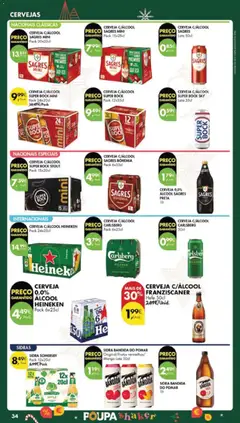 Pré-visualização CERVEJA C/ÁLCOOL SUPER BOCK MINI, Pack 24x20cl válido de 16.12.2025 | Página: 42