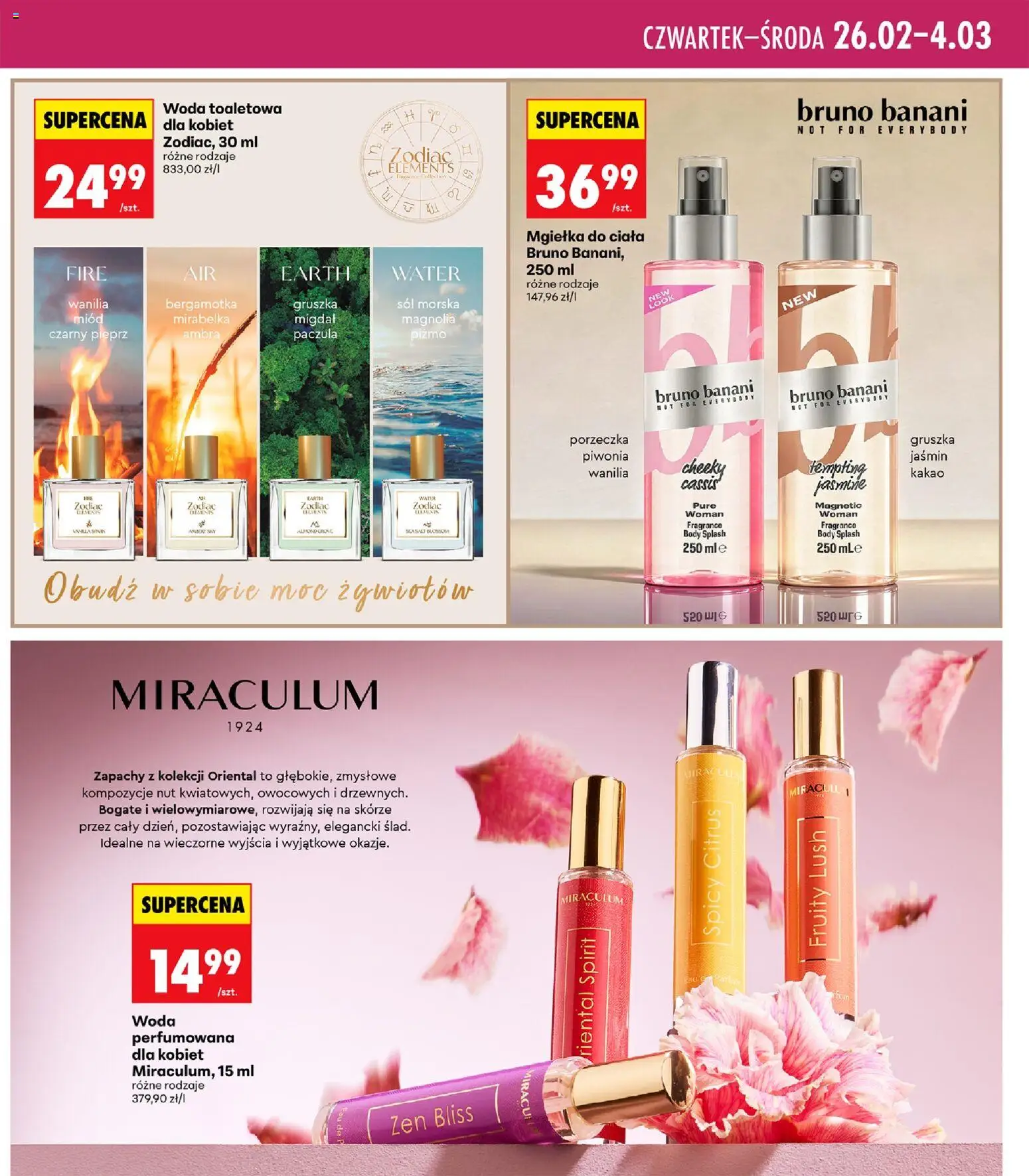 Biedronka Polsko leták - Twoje piękne strony od 26.02.2026 | Strana: 5 | Produkty: Kakao, Body, Bruno Banani
