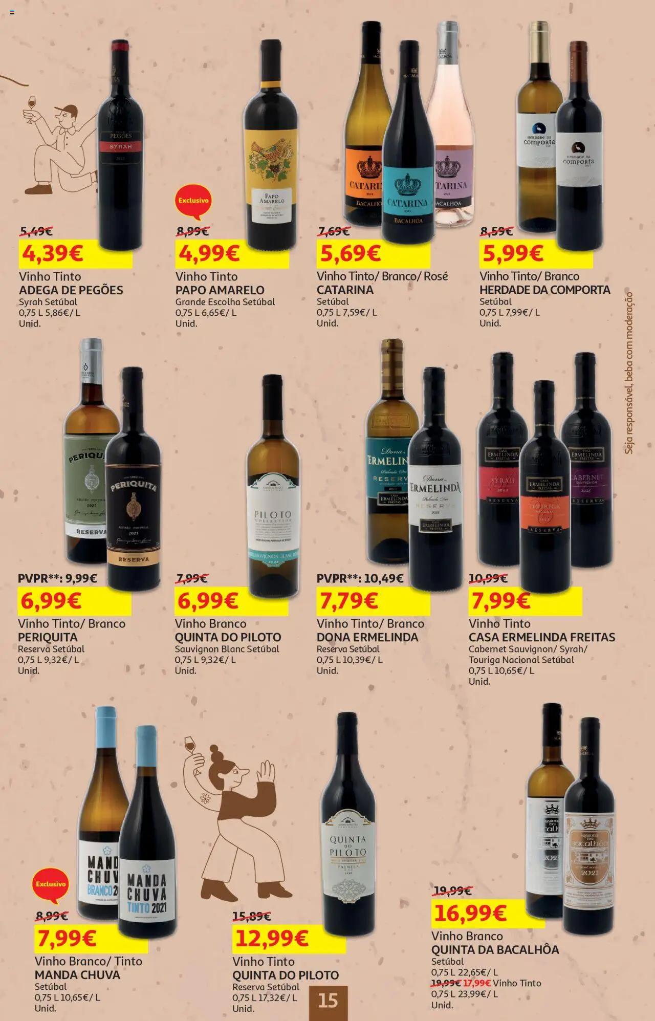 Auchan - Vinhos │ válido de 18.09.2025 | Página: 15 | Produtos: Vinho, Vinho tinto