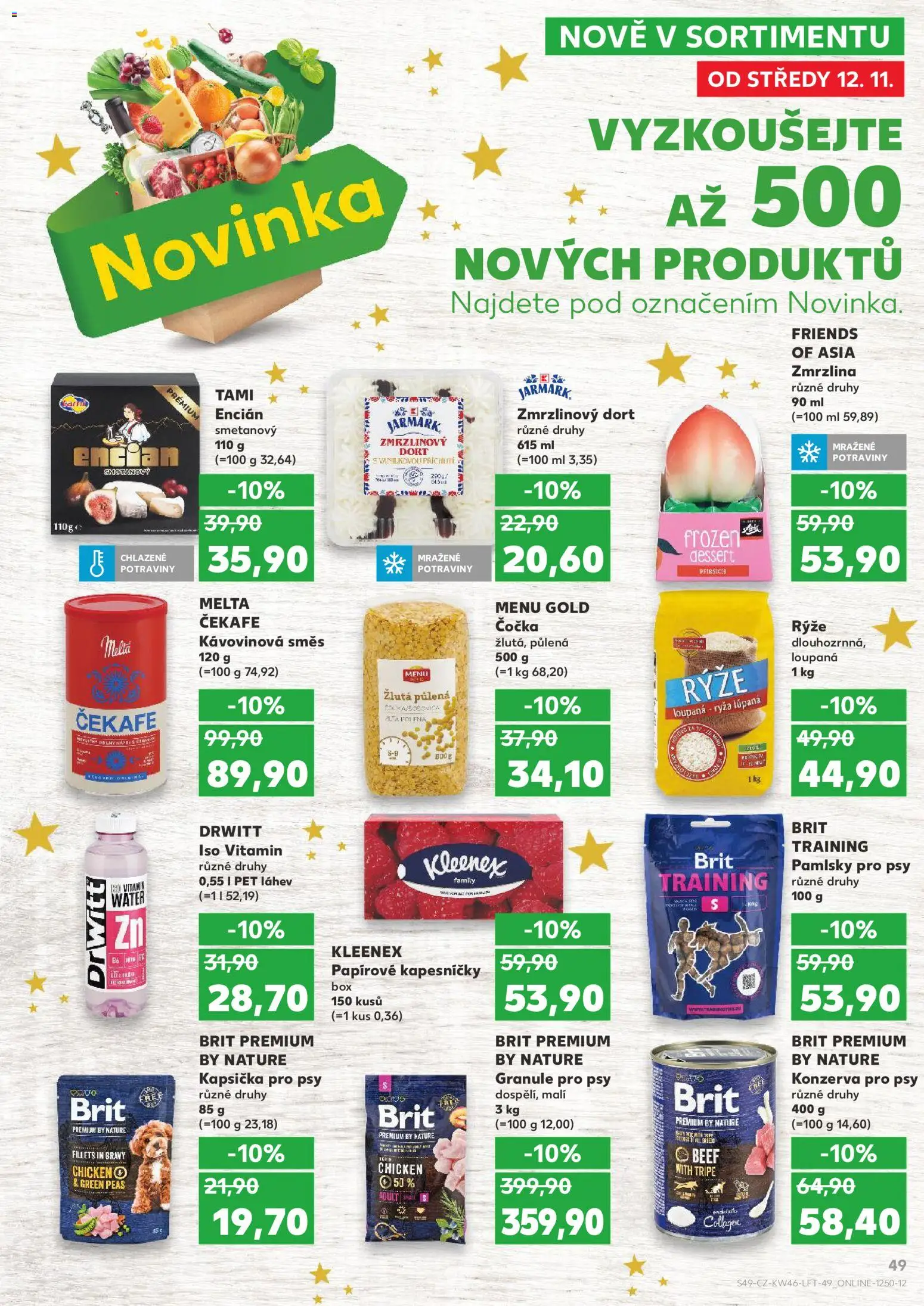 Kaufland leták - Plzeň od 12.11.2025 | Strana: 49 | Produkty: Čočka, Rýže, Granule, Dort
