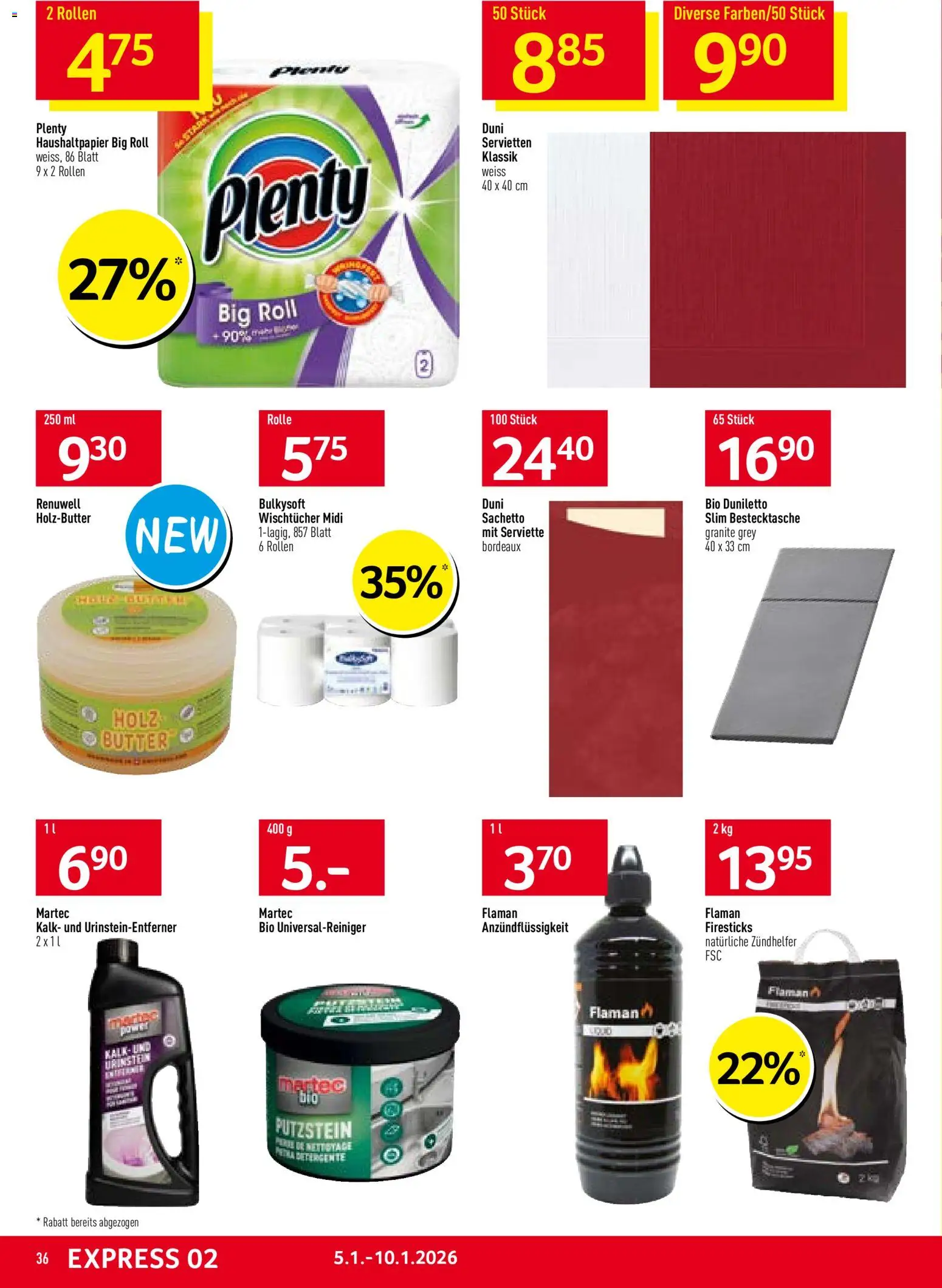 Prodega Aktionen – gültig ab 05.01.2026 | Seite: 36 | Produkte: Butter