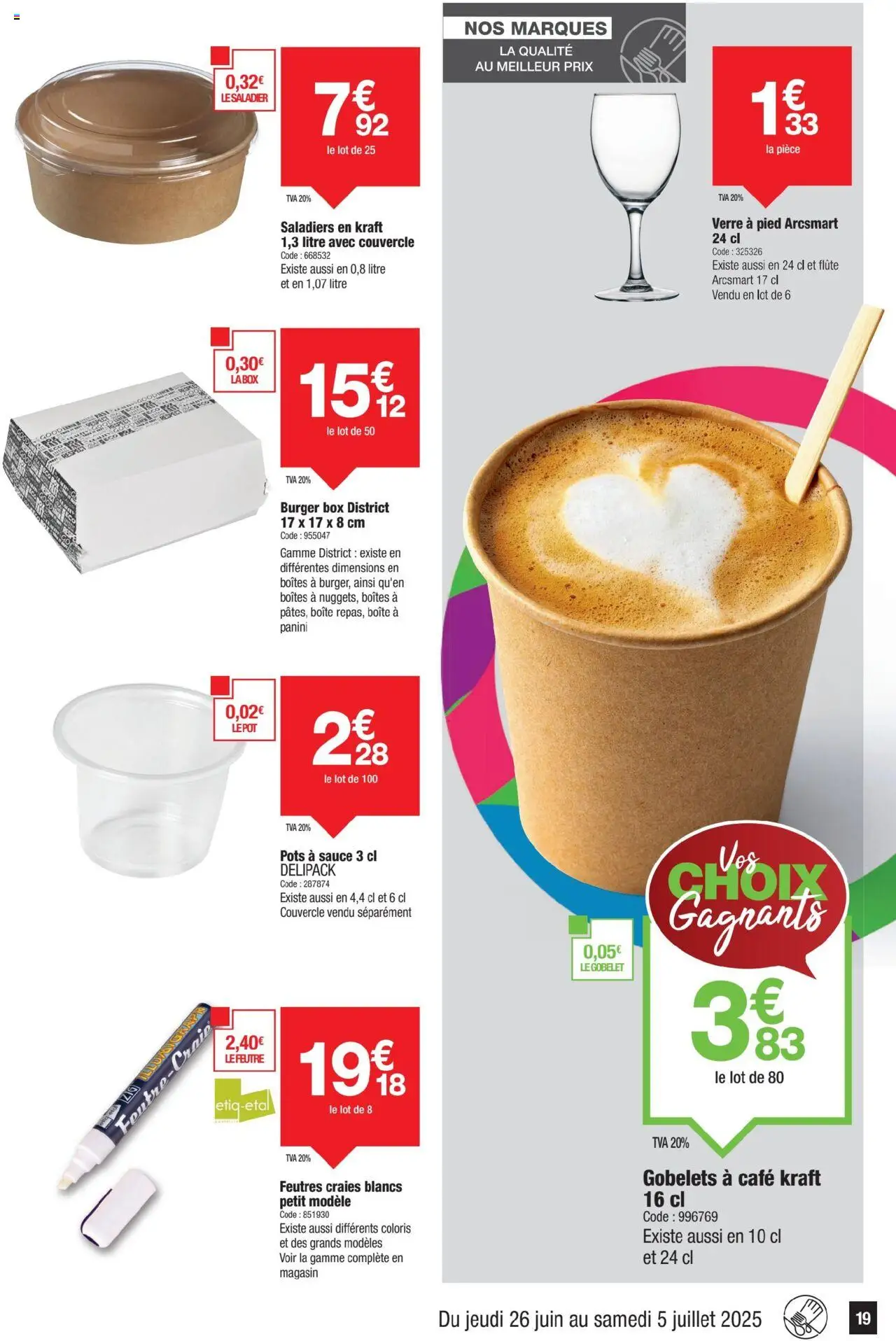 | Page: 19 | Produits: Panini, Flûte, Café