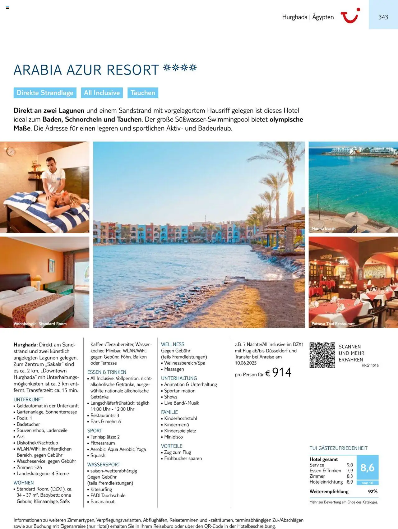 Aida - Südeuropa & Nordafrika 2025/26 – gültig ab 01.01.2025 | Seite: 343 | Produkte: Babybett, Wasser, Uhr
