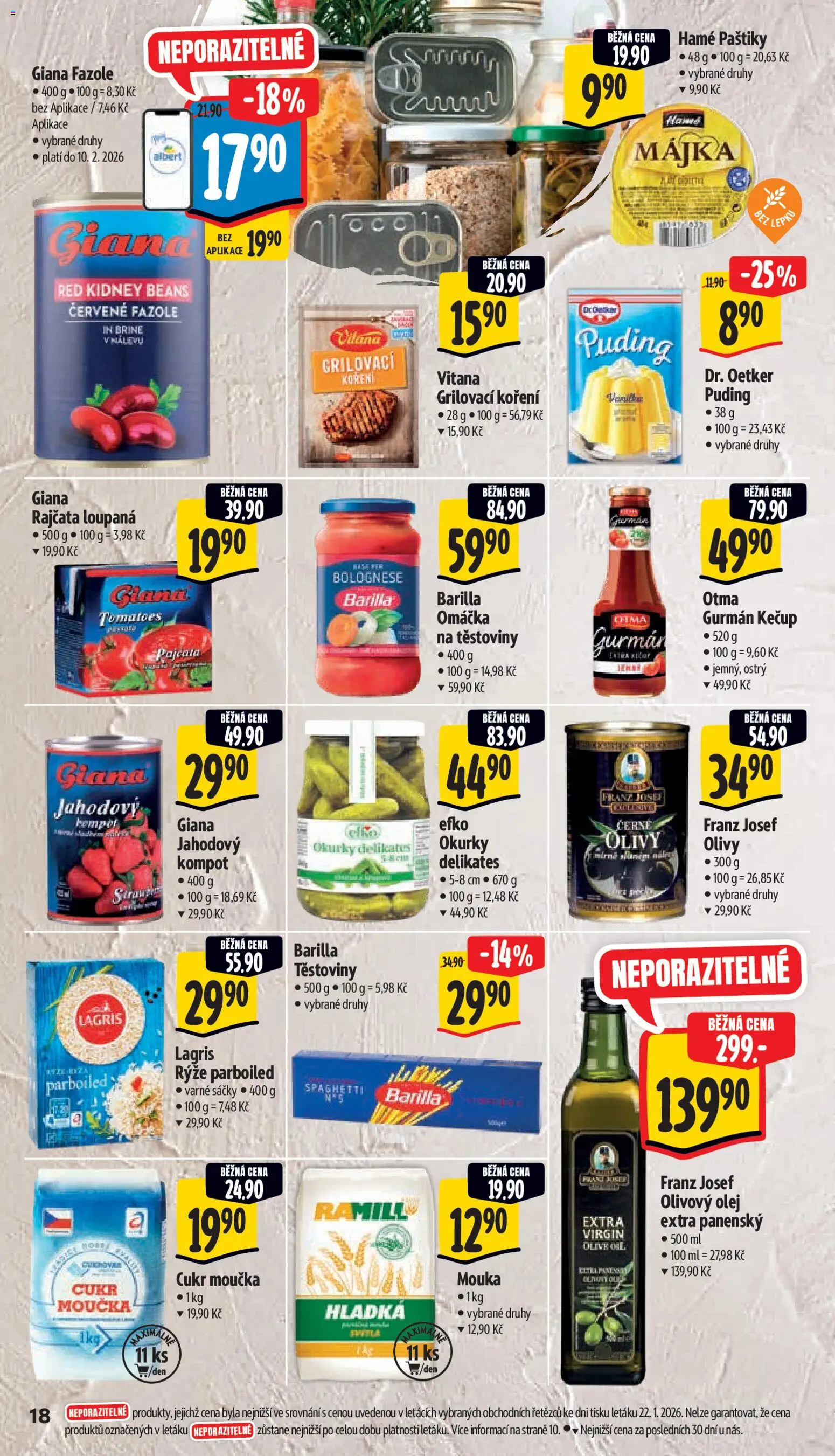 Albert leták - Supermarket od 28.01.2026 | Strana: 24 | Produkty: Rajčata, Rýže, Rýže parboiled, Puding