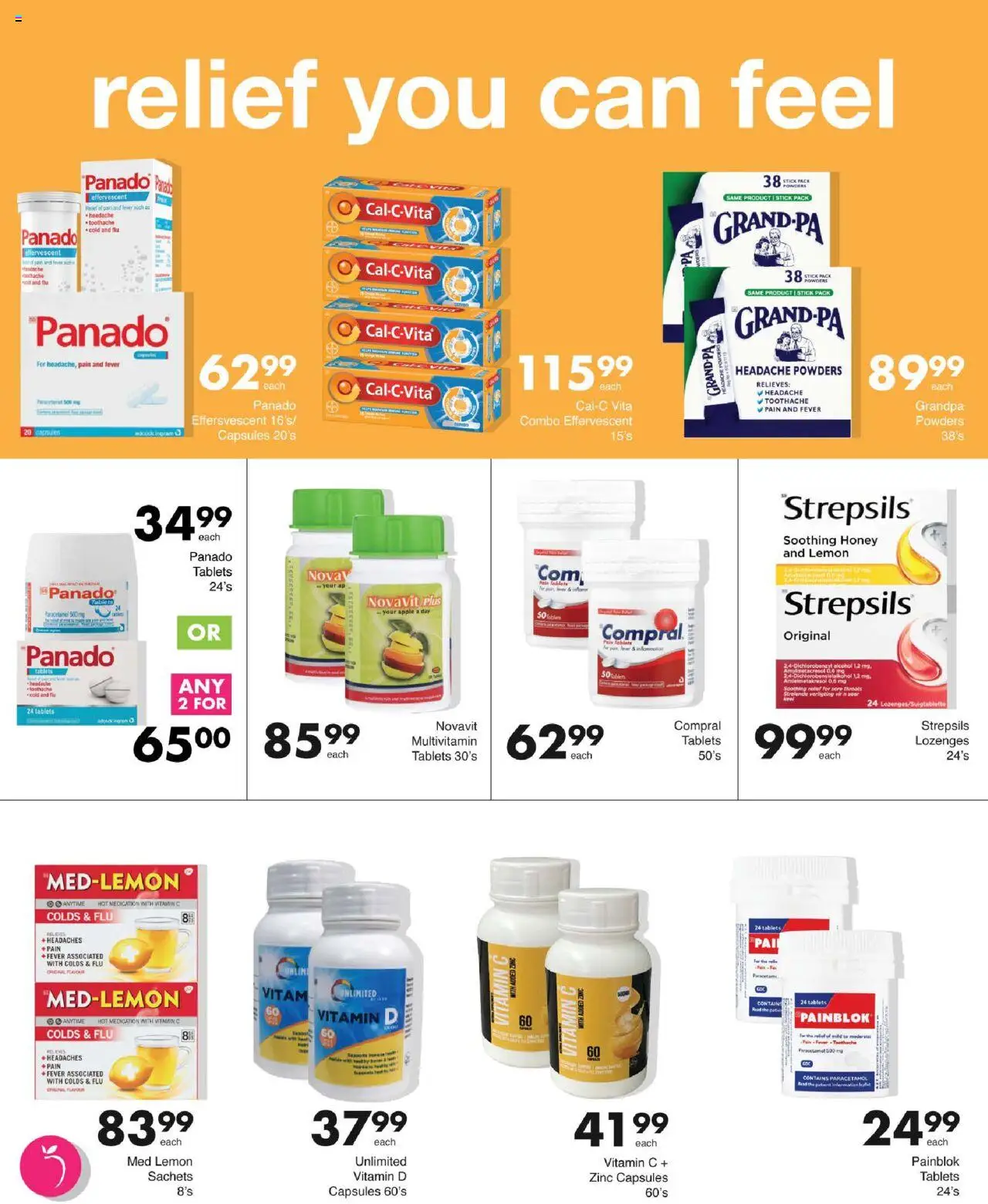 New Save catalogue – valid from 11.09.2025 | Page: 55 | Products: Lozenges, Lemon, Peach
