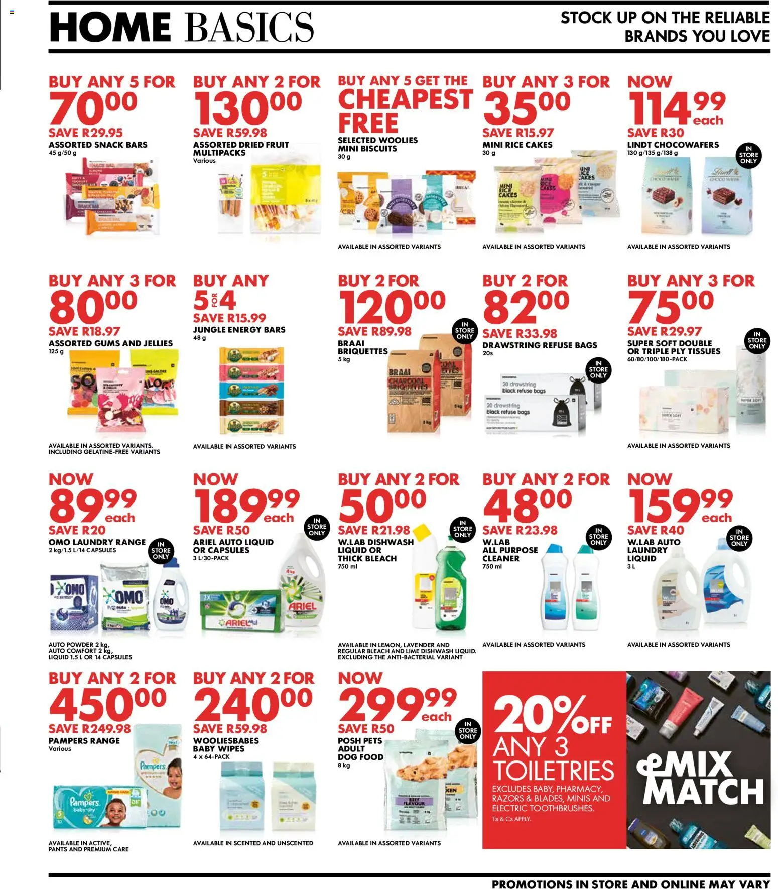 New Woolworths catalogue – valid from 05.01.2026 | Page: 7 | Products: Rice cakes, Rice, Refuse bags, Dog food