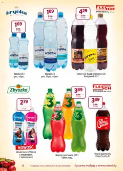 Społem Gazetka od 01.09.2025 | Strona: 18 | Produkty: Woda źródlana, Kwas chlebowy, Cytryny, Woda