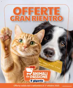 Anteprima del volantino Il Gigante Animali catalogo valido a partire dal 04.09.2025