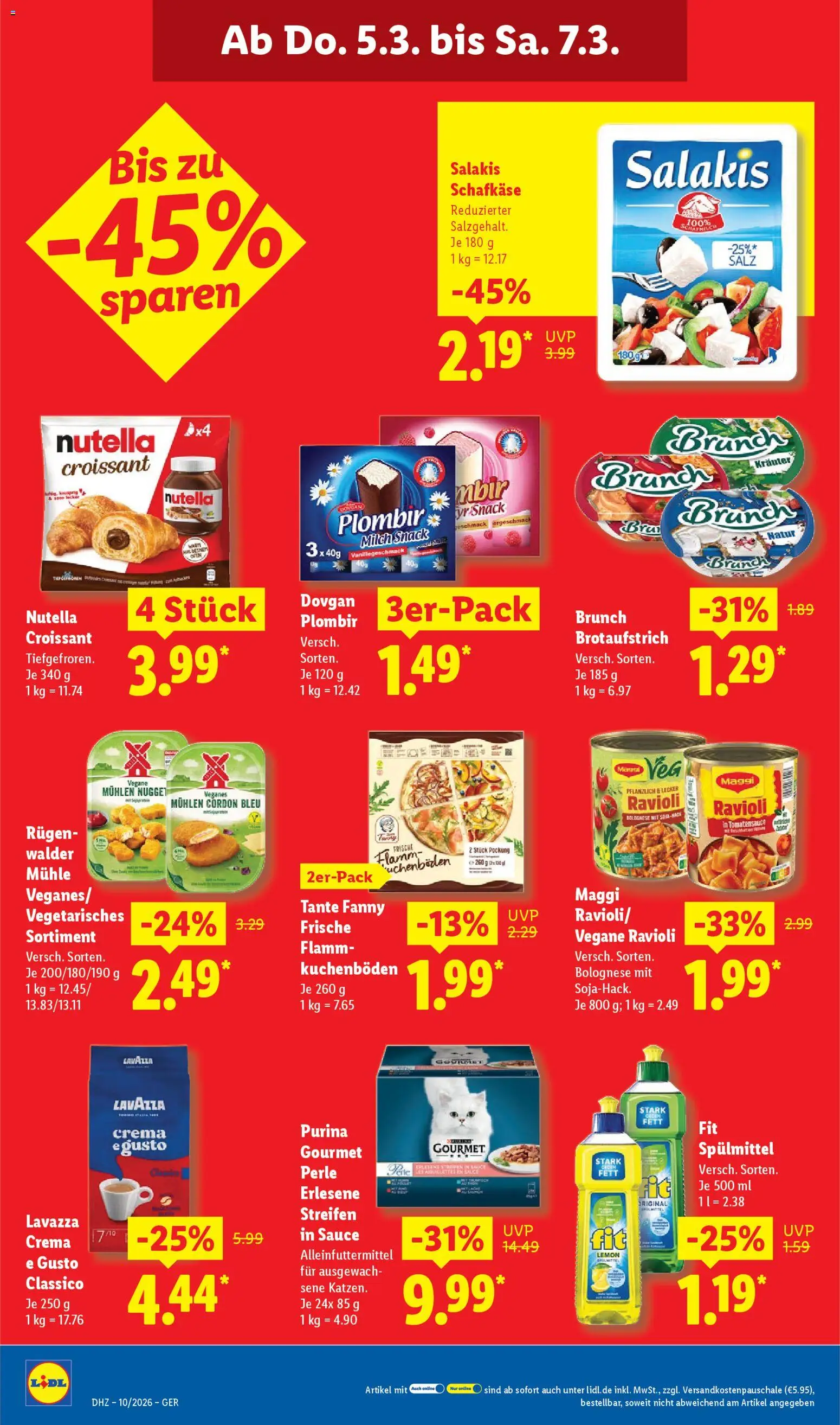 Lidl Prospekt Grimma – gültig ab 02.03.2026 | Seite: 70 | Produkte: Lavazza, Milch, Salz, Salakis