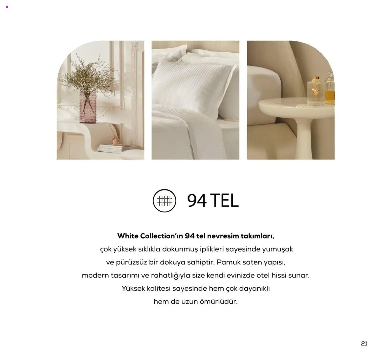 Karaca - Karaca Home - White Collection - 03.03.2025 tarihinden itibaren geçerlidir | Sayfa: 21 | Ürünler: Nevresim