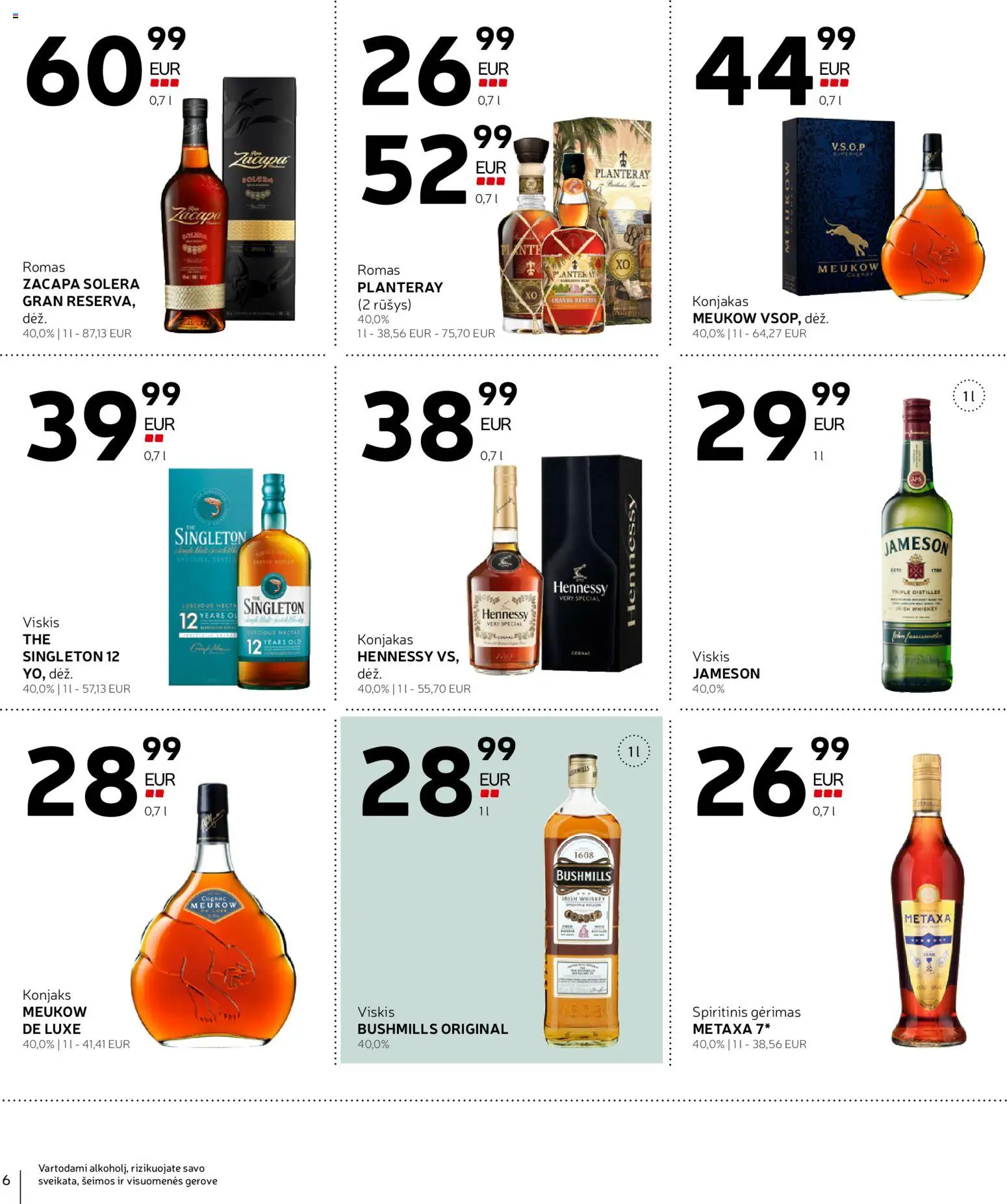 Rimi akcijos nuo 02.12.2025 | Puslapis: 6 | Prekių: Viskis