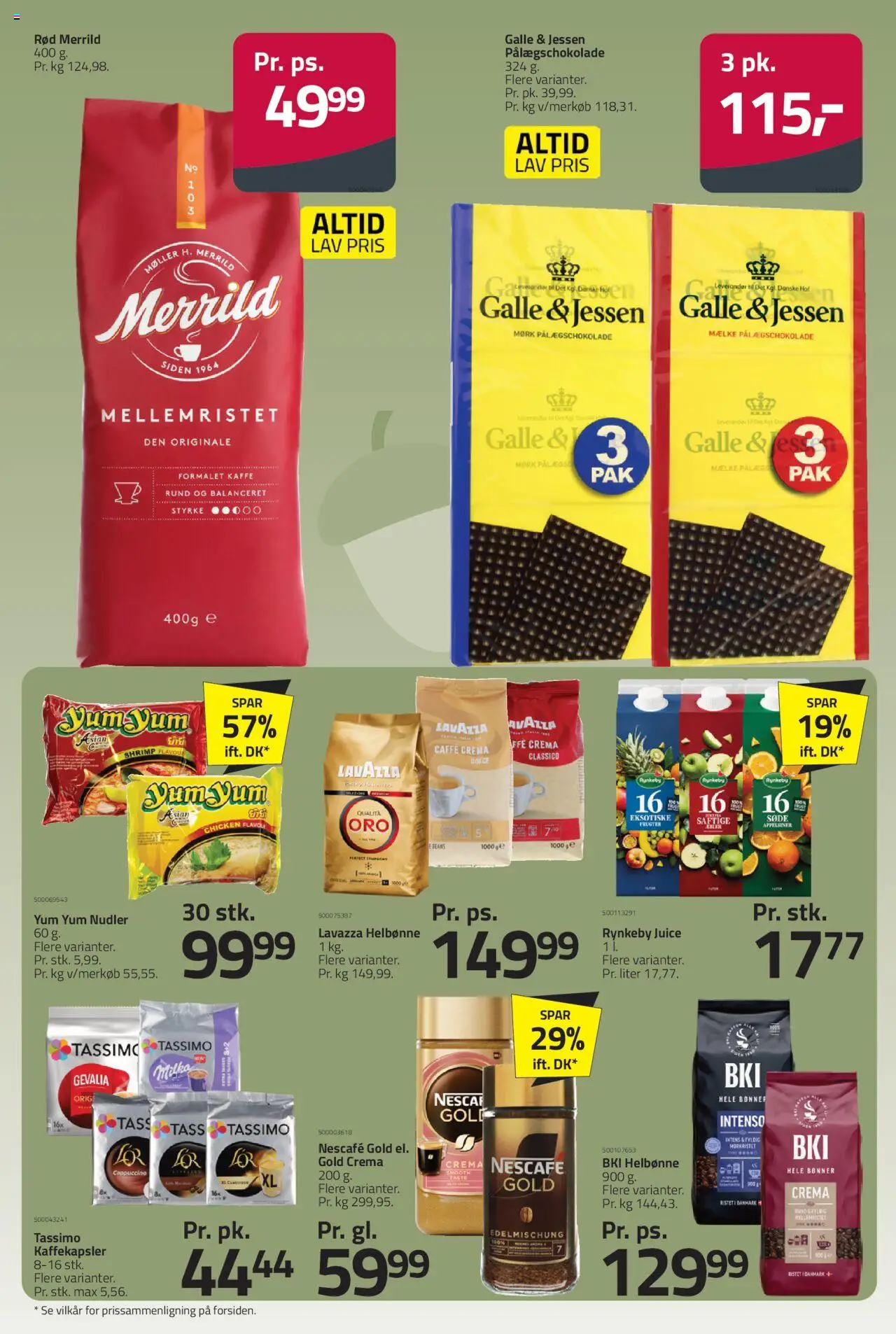 Fleggaard tilbudsavis – gyldig fra 24.09.2025 | Side: 32 | Produkter: Kaffe, Appelsiner, Bønner, Pålægschokolade