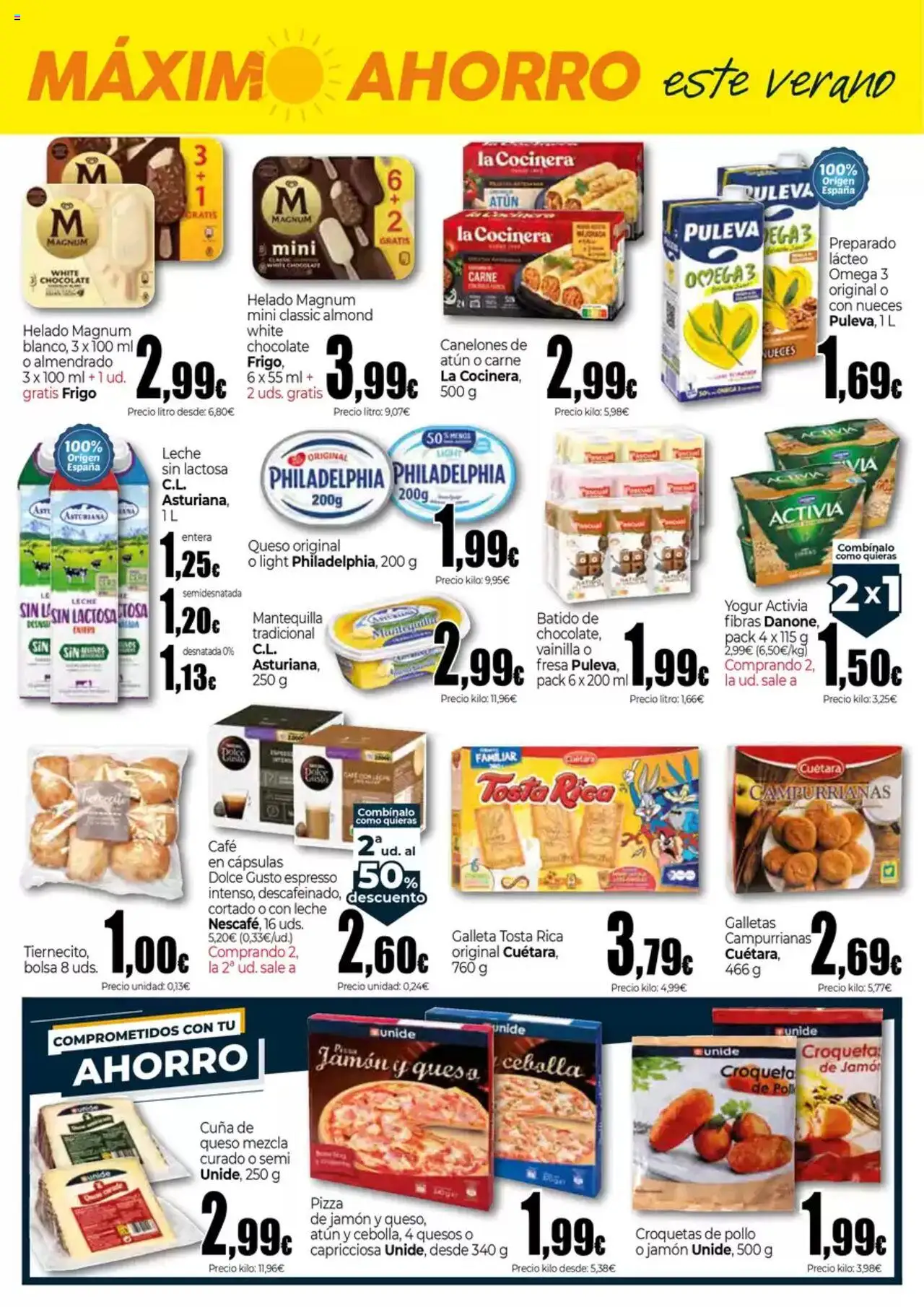 Unide folleto │ válido desde el 03.07.2025 | Página: 2 | Productos: Café, Jamón, Παγωμένο τσάι, Croquetas