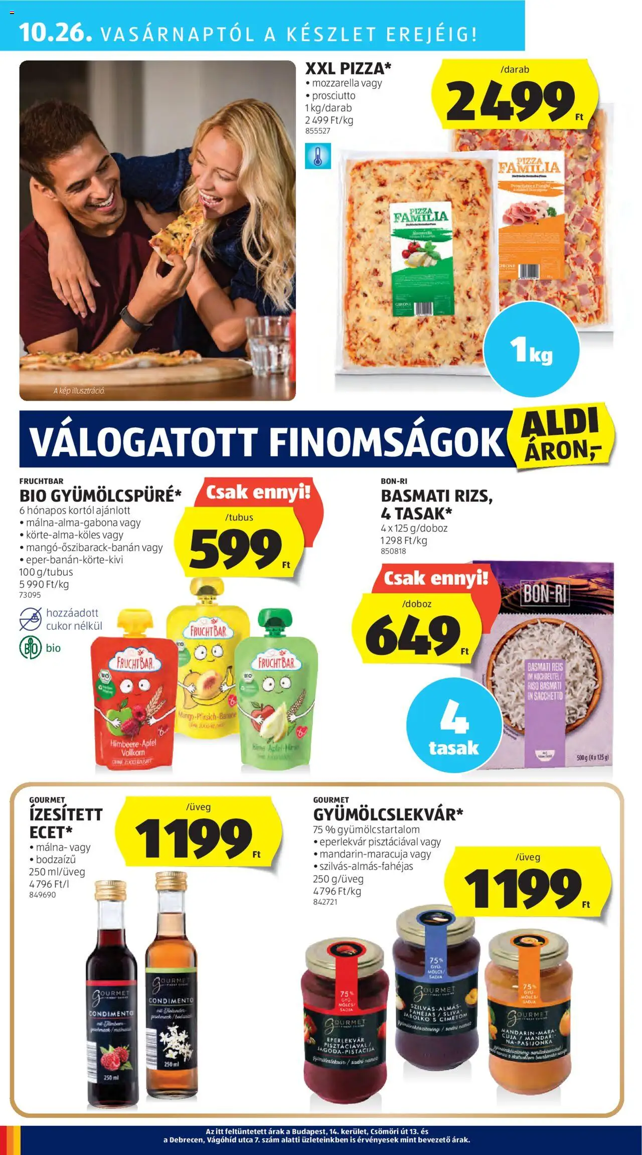 Aldi akciós ujság - amely érvényes a következő dátumtól: 24.10.2025 | Oldal: 36 | Termékek: Mozzarella, Pizza, Mandarin, Cukor