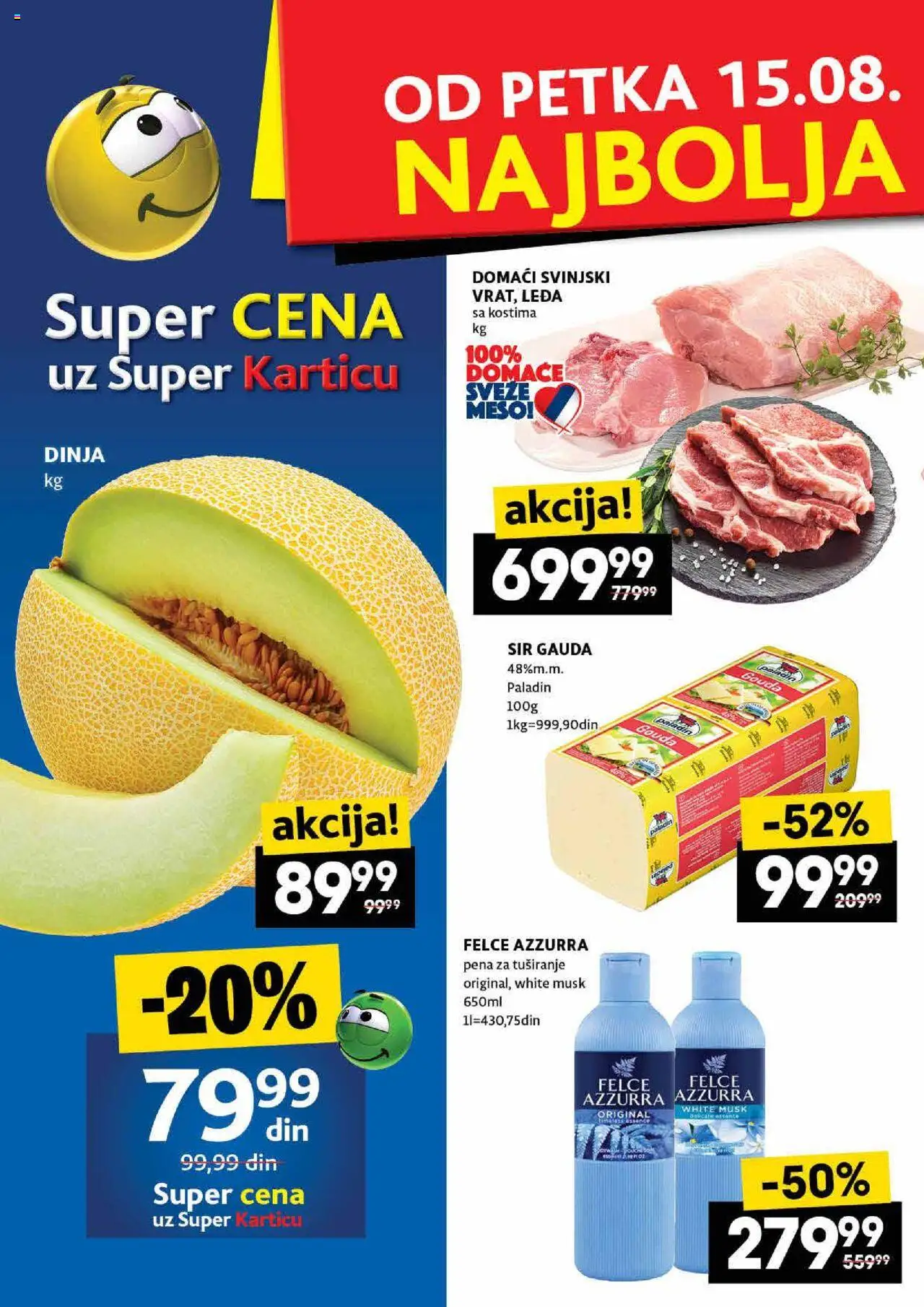 Roda katalog - važi od 14.08.2025 | Strana: 2 | Proizvode: Gouda, Sir, Felce azzurra