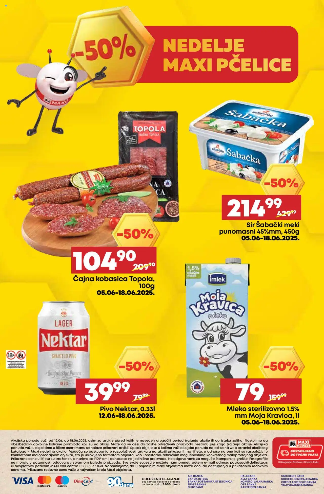 Mega Maxi katalog - važi od 12.06.2025 | Strana: 36 | Proizvode: Sto, Vrata, Nektar, Kobasica