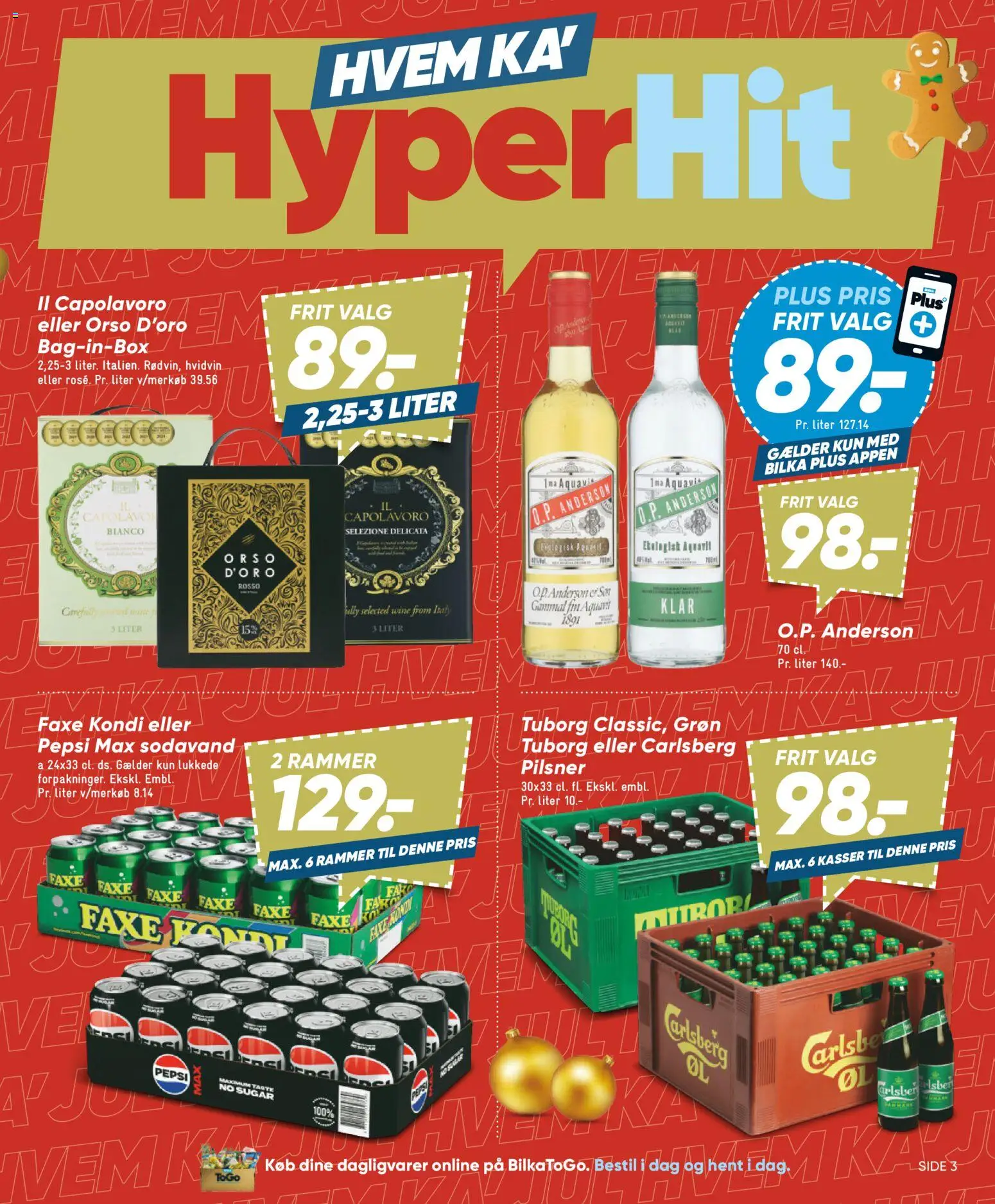 Bilka tilbudsavis – gyldig fra 05.12.2025 | Side: 3 | Produkter: Rammer, Sodavand, Faxe Kondi, Pepsi