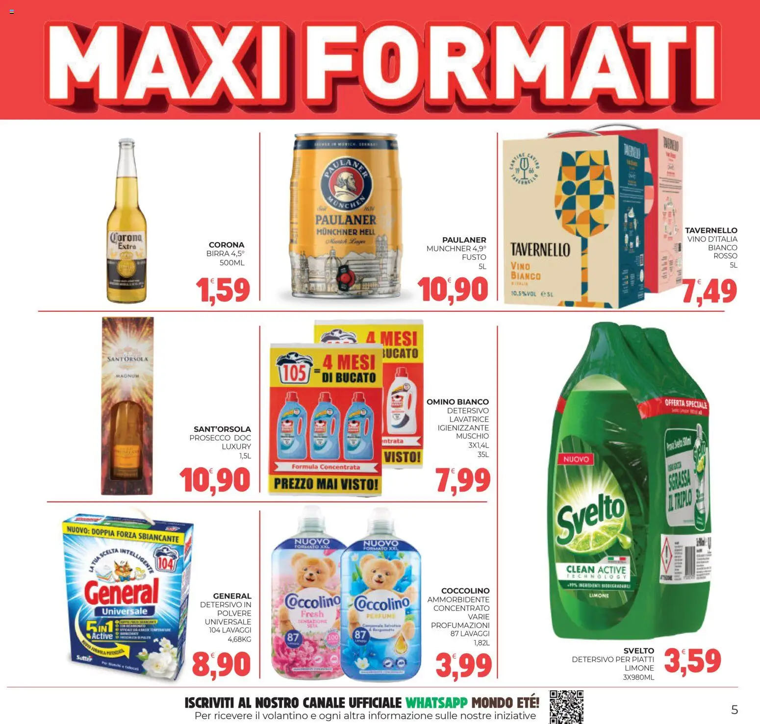 Volantino Eté del 27.02.2026 | Pagina: 5 | Prodotti: Birra, Detersivo per piatti, Limone, Vino