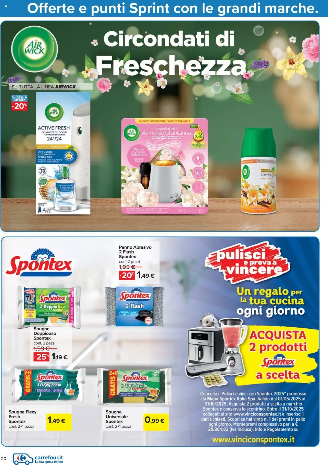 Volantino Carrefour del 21.08.2025 | Pagina: 20 | Prodotti: Spugna