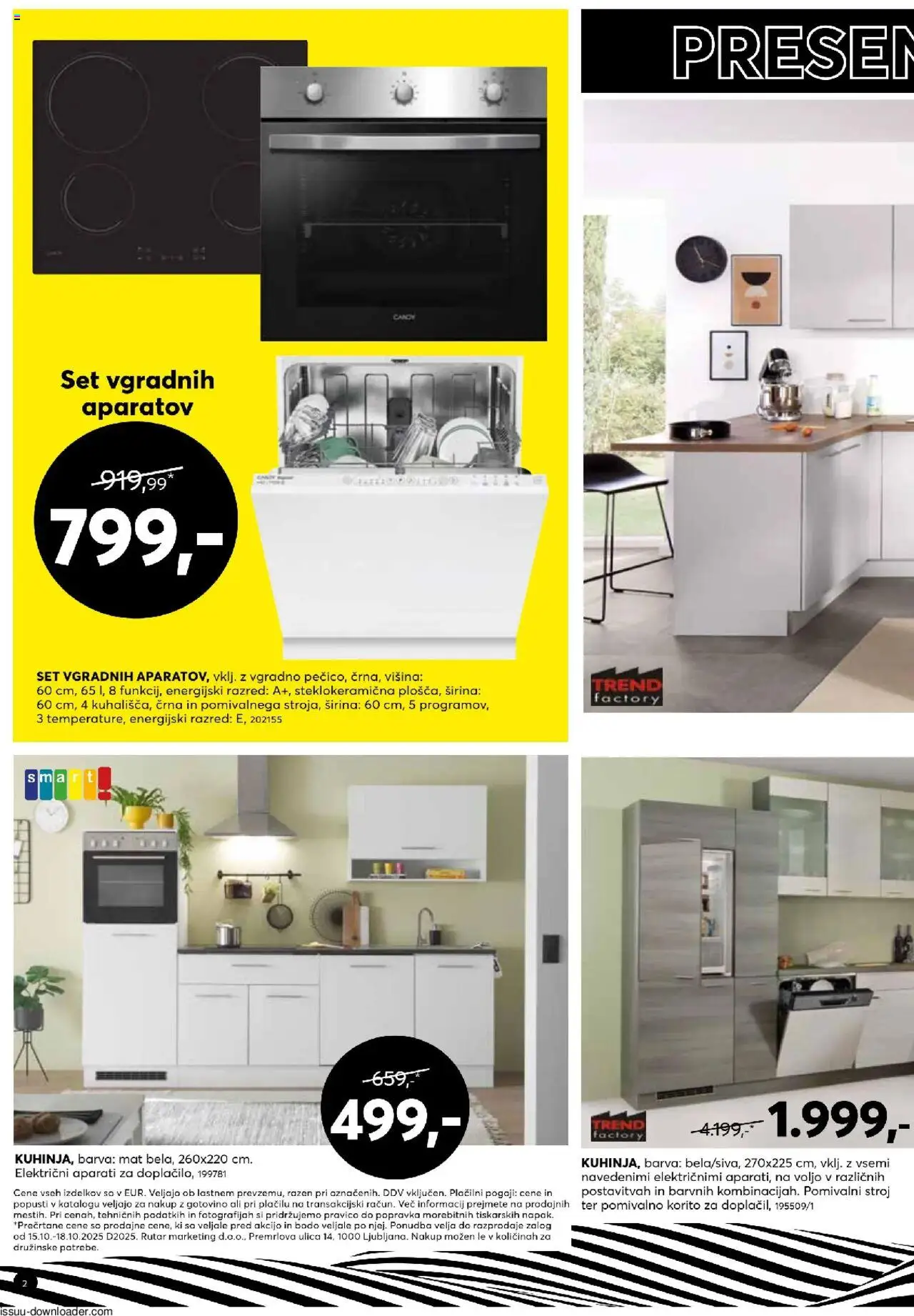 Novi Dipo katalog ponudbe – veljaven od 15.10.2025 | Stran: 2 | Izdelki: Pomivalni stroj, Pomivalno korito, Barva